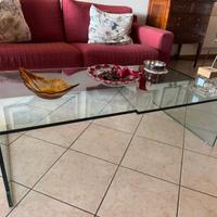 Tavolino soggiorno in vetro temperato Tonelli