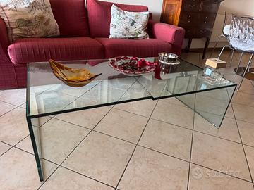 Tavolino soggiorno in vetro temperato Tonelli