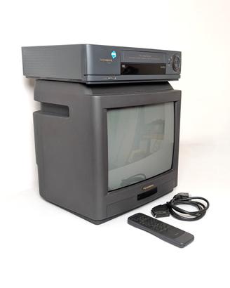 TV CRT Panasonic + lettore VHS Telefunken