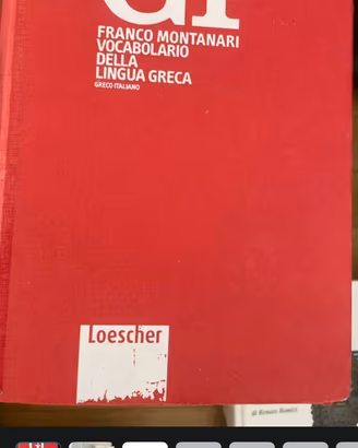 Vocabolario della lingua greca,Montanari