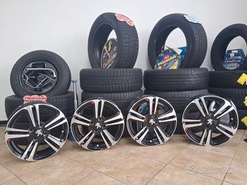 Set 4 Cerchi in lega ORIGINALI PEUGEOT R15"