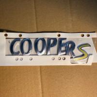 Scritta Mini Cooper S Originale