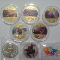 Monete Iron Man I Love You 3000 placcate oro,nuove