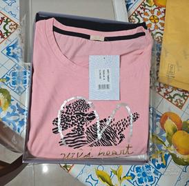 Pigiama Donna Corto You&My Rosa e Nero 