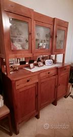 Vetrina e credenza antica (metà 800), restaurata