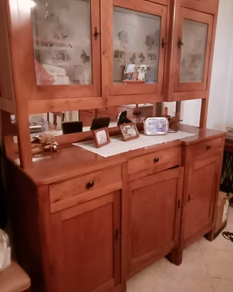 Vetrina e credenza antica (metà 800), restaurata