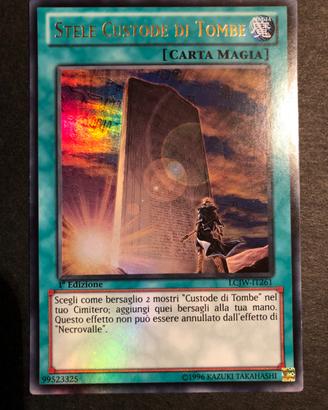Yugioh stele custode di tombe lcjw it261 ultra 1ª