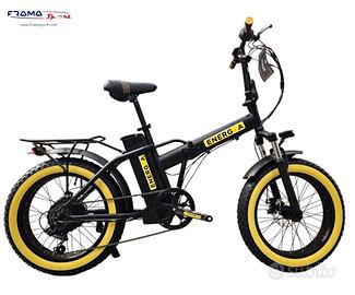 Fat-bike Energia 250w 36v 10ah nero/gialla