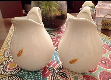 Coppia di brocche in ceramica