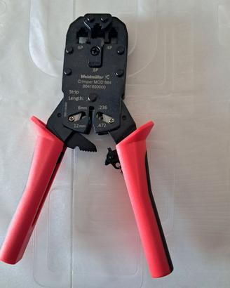 Pinza crimpatrice Weidmuller MOD 864 per cavi