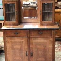 Credenza antica con doppia Vetrina tipo Art Decò