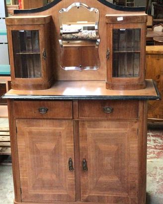 Credenza antica con doppia Vetrina tipo Art Decò