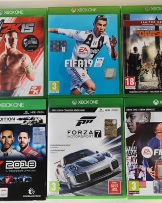 7 giochi per Xbox One X 1tb