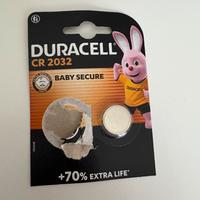 Batteria Duracell CR 2032 Lithium 3V - NUOVA