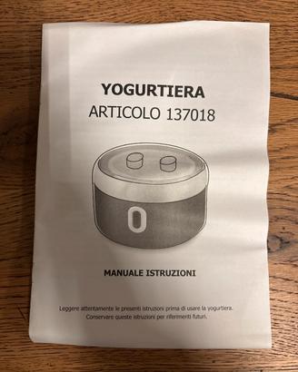 Yogurtiera elettrica