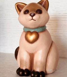 Gatto siamese da collezione Thun Fuori produzione