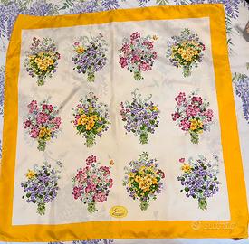 Sciarpa vintage Gucci 100% seta mis 85x85
