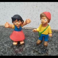 Heidi e Peter personaggi Zuyo anni '70