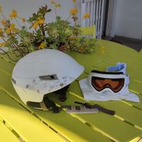 CASCO  + Occhiali da sci