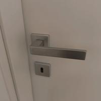 MANIGLIA PER PORTE INTERNE CROMO SATINATO