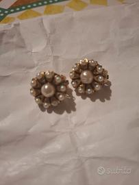 Orecchini con clip vintage