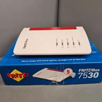 Fritz! Box 7530 Modem Router Wi-Fi Fibra VLAN ADSL