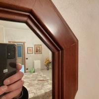 Specchio vintage a motivo ottagonale