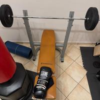 Panca con bilanciere