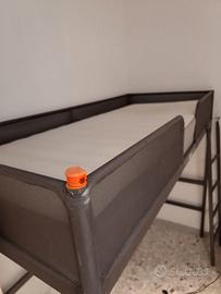 Struttura letto a castello Ikea e materasso 