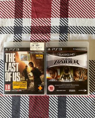 The Tomb Rider Trilogy/ The last of Us PS3