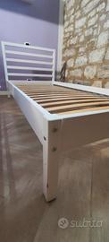 Letto singolo Ikea modello Tarva colore bianco