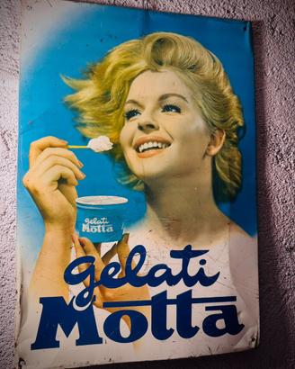 Insegna gelati motta anni 60