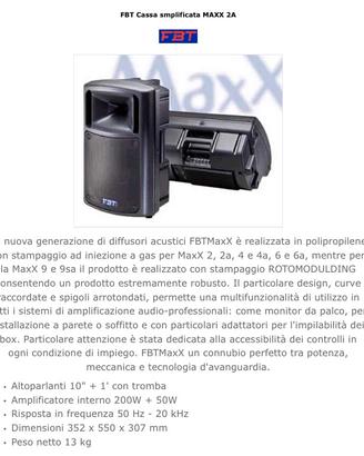 Casse amplificate FBT