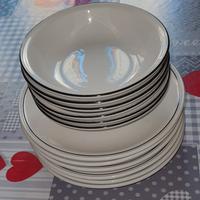 piattini più ciotoline in ceramica 