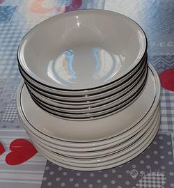 piattini più ciotoline in ceramica 