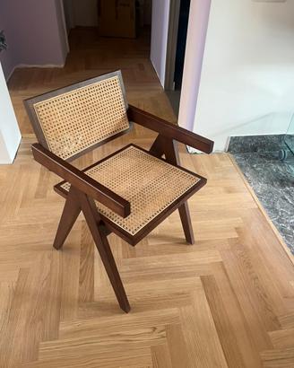 Sedia Sklum - legno e rattan