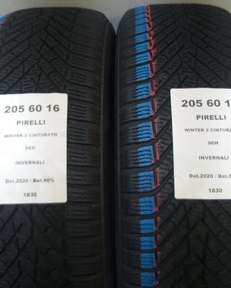 2 GOMME 205 60 16 PIRELLI A1830