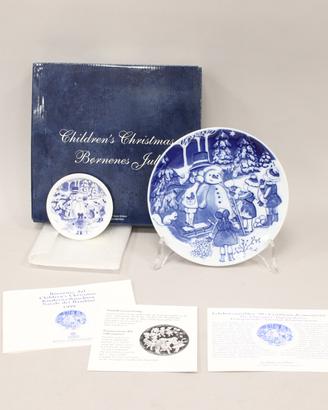 Royal Copenhagen Piatto di Natale Bambini 1999