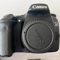 CANON 70D + Battery Grip + Obiettivi + Accessori