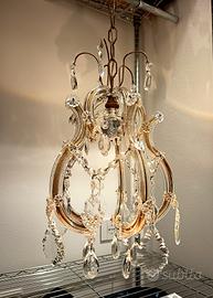 Lampadario cristallo Boemia 