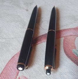 Coppia penne vintage Montblanc PIX 35 e Montblanc