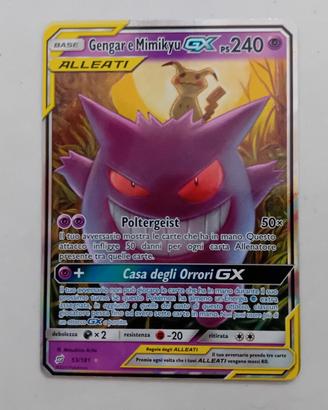 Gengar e Mimikyu GX alleati(it) near mint 