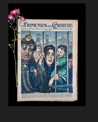 La Domenica del Corriere 26 agosto 1956 Marcinelle