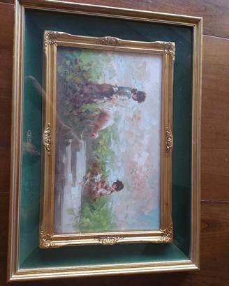 quadro olio su tela Pietro Pantino