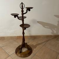 ANTICO CANDELABRO O PORTA PIANTINE IN LEGNO