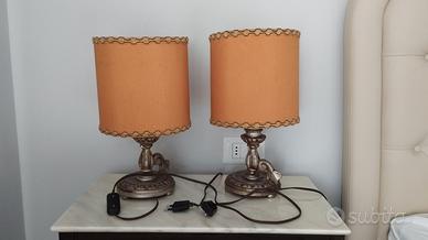 Coppia di lampade abat-jour