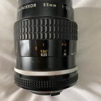 Obb. Nikon micro 55mm f 2.8 165€