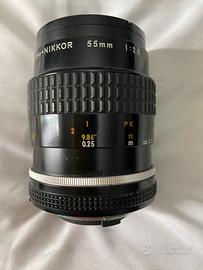 Obb. Nikon micro 55mm f 2.8 165€