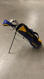 Sacca da golf per bambini con 7 mazze