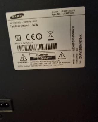 tv samsung pezzi ricambio